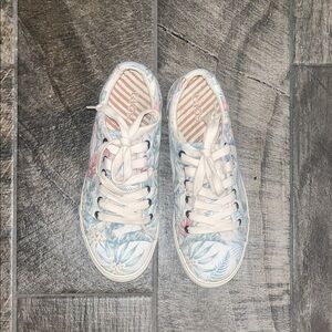 Taos Pastel Floral Canvas Sneakers